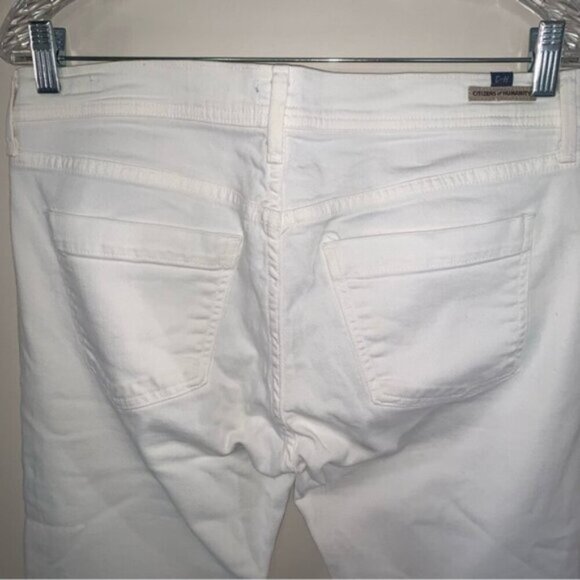 Citizens of Humanity Dani Cropped Straight Leg White 31 - Picture 6 of 9